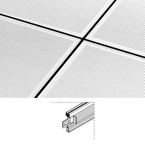 Structure T15 Silhouette Pour Faux Plafond Demontable