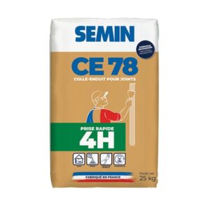 Enduit joints CE 78 prise rapide 4h – SEMIN